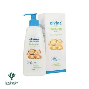 لوسیون صورت و بدن کودک الوینا
