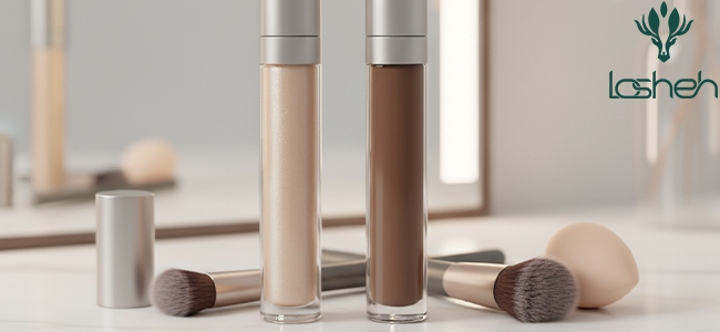 هایلایتر و کانتورینگ مایع بنر