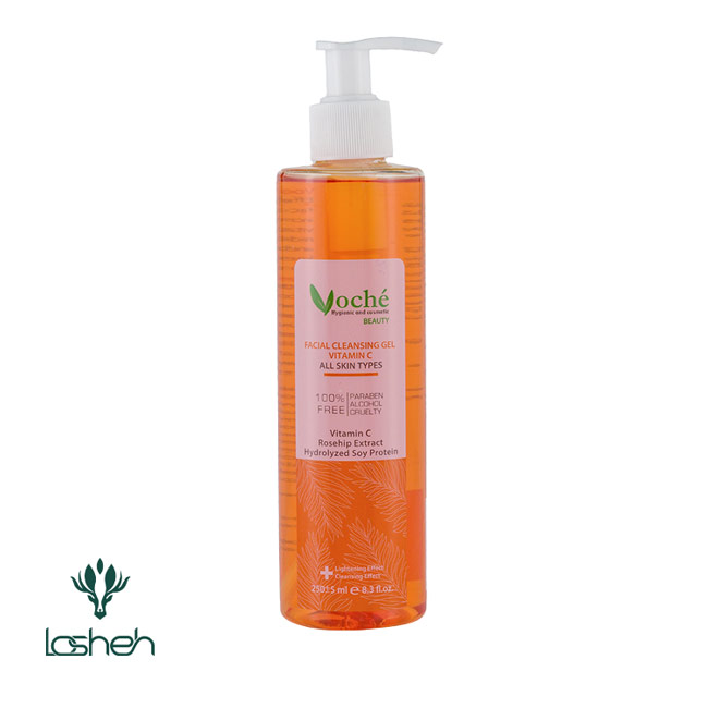 ژل شستشوی صورت حاوی مشتق ویتامین سی وچه