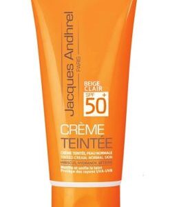 کرم ضد آفتاب بی رنگ SPF50 ژاک آندرل پاریس مناسب پوست خشک و معمولی