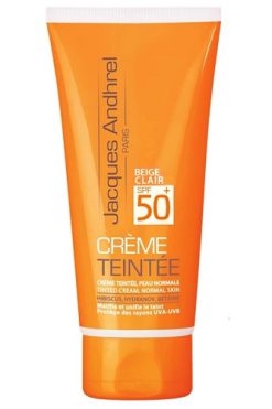 کرم ضد آفتاب بی رنگ SPF50 ژاک آندرل پاریس مناسب پوست خشک و معمولی