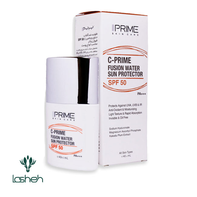 فلوئید ضد آفتاب رنگی حاوی ویتامین سی پرایم