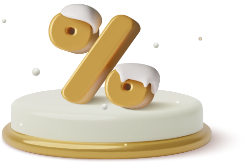 تخفیف درصدی با تم زمستانی