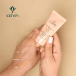 پالت رنگ سی سی کرم روشن کننده spf 40 سینر