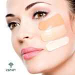 پالت رنگ سی سی کرم روشن کننده سینره روی صورت