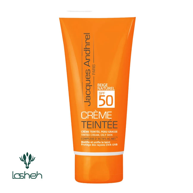 کرم-ضد-افتاب-spf50--ژاک-آندرل-مناسب-پوست-چرب-و-مستعد-آکنه کرم ضد آفتاب spf50 رنگی، مناسب پوست چرب و مستعد آکنه ژاک آندرل