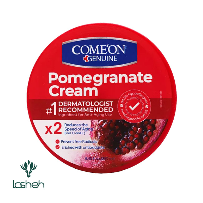 کرم مرطوب کننده کاسه‌ای انار کامان مناسب پوست خشک